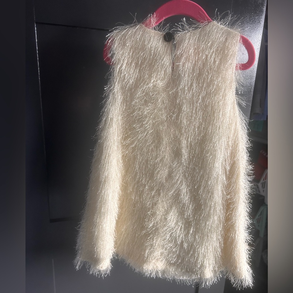 Wauw Capau cream and black bow dress (size 5-6) - Picture 3 of 4